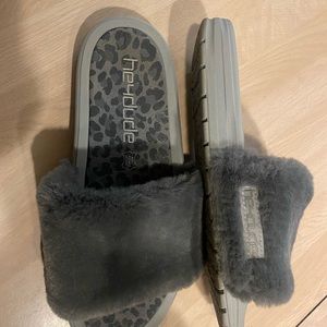 Hey Dude Peggy Sandals Grey Cheetah